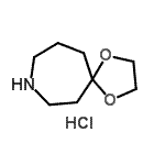 CAS#: 947534-11-4， 1,4-Dioxa-8-azaspiro[4.6]undecane hydrochloride (1:1)