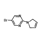 CAS#: 947534-34-1， 5-Bromo-2-(2,5-dihydro-1H-pyrrol-1-yl)pyrimidine