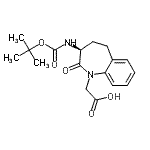 CAS#: 94793-95-0， [(3S)-3-({[(2-Methyl-2-propanyl)oxy]carbonyl}amino)-2-oxo-2,3,4,5-tetrahydro-1H-1-benzazepin-1-yl]acetic acid