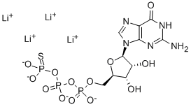CAS#: 94825-44-2， Guanosine5'-(Trihydrogen Diphosphate) P'-Anhydride With Phosphorothioic Acid Lithiumsalt (1:4)