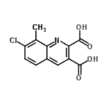 CAS#: 948290-40-2， 7-Chloro-8-methyl-2,3-quinolinedicarboxylic acid