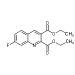 CAS#: 948290-82-2， Diethyl 7-fluoro-2,3-quinolinedicarboxylate