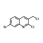 CAS#: 948291-25-6， 7-Bromo-2-chloro-3-(chloromethyl)quinoline