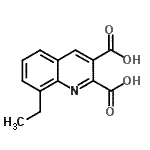 CAS#: 948291-43-8， 8-Ethyl-2,3-quinolinedicarboxylic acid