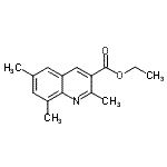 CAS#: 948291-48-3， Ethyl 2,6,8-trimethyl-3-quinolinecarboxylate