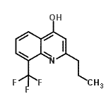 CAS#: 948291-55-2， 2-propyl-8-(trifluoromethyl)quinolin-4-ol