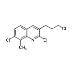 CAS#: 948292-07-7， 2,7-Dichloro-3-(3-chloropropyl)-8-methylquinoline