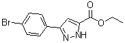 CAS#: 948292-48-6， Ethyl 3-(4-bromophenyl)-1H-pyrazole-5-carboxylate