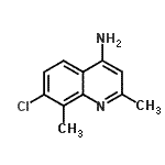 CAS#: 948293-37-6， 7-Chloro-2,8-dimethyl-4-quinolinamine