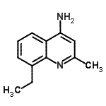 CAS#: 948293-61-6， 8-Ethyl-2-methyl-4-quinolinamine