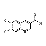 CAS#: 948294-42-6， 6,7-Dichloro-3-quinolinecarboxylic acid