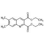 CAS#: 948294-48-2， Diethyl 6,7-dimethyl-2,3-quinolinedicarboxylate