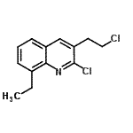 CAS#: 948294-57-3， 2-Chloro-3-(2-chloroethyl)-8-ethylquinoline