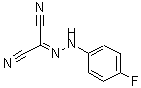 结构式 CAS# 94853-74-4, [(4-氟苯基)亚肼基]丙二腈