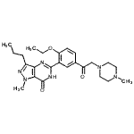 CAS#: 949091-38-7， 5-{2-Ethoxy-5-[(4-methyl-1-piperazinyl)acetyl]phenyl}-1-methyl-3-propyl-1,4-dihydro-7H-pyrazolo[4,3-d]pyrimidin-7-one