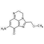 CAS#: 949197-47-1， 8-Amino-2-(methoxymethyl)-4,5-dihydro-9H-imidazo[1,5,4-de]quinoxalin-9-one