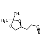 CAS#: 94944-62-4， 3-[(4S)-2,2-Dimethyl-1,3-dioxolan-4-yl]propanenitrile