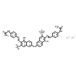 CAS#: 94944-84-0， disodium 3-(4-acetamidophenyl)azo-7-[[6-(4-acetamidophenyl)azo-5-hydroxy-7-sulfonato-2-naphthyl]amino]-4-hydroxy-naphthalene-2-sulfonate