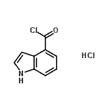CAS#: 949899-70-1， 1H-Indole-4-carbonyl chloride hydrochloride (1:1)