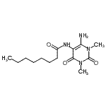 CAS#: 950515-71-6， N-(6-Amino-1,3-dimethyl-2,4-dioxo-1,2,3,4-tetrahydro-5-pyrimidinyl)octanamide