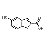 CAS#: 95094-87-4， 5-Hydroxy-1-benzothiophene-2-carboxylic acid