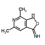 CAS#: 95109-28-7， 5,7-Dimethyl[1,2]oxazolo[3,4-c]pyridin-3(1H)-imine