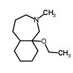 CAS#: 95296-83-6， 9a-Ethoxy-2-methyldecahydro-1H-2-benzazepine