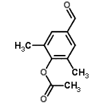 结构式 CAS# 95306-94-8, 4-甲酰基-2,6-二甲基苯基乙酸酯