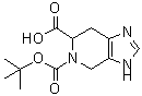 CAS#: 953061-59-1， 5-{[(2-Methyl-2-propanyl)oxy]carbonyl}-4,5,6,7-tetrahydro-3H-imidazo[4,5-c]pyridine-6-carboxylic acid