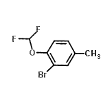 CAS#: 954235-93-9， 2-Bromo-1-(difluoromethoxy)-4-methylbenzene