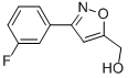CAS#: 954240-02-9， 3-(3-Fluorophenyl)-5-Isoxazolemethanol