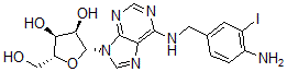 CAS#: 95523-14-1， 3-Iodo-N(6)-4-Aminobenzyladenosine