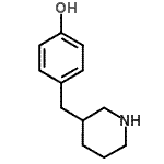 CAS#: 955315-07-8， 4-(3-Piperidinylmethyl)phenol