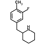 CAS#: 955315-27-2， 2-(3-Fluoro-4-methylbenzyl)piperidine