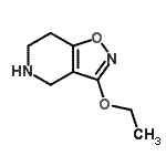 CAS#: 95579-18-3， 3-Ethoxy-4,5,6,7-tetrahydro[1,2]oxazolo[4,5-c]pyridine