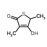 CAS#: 95603-70-6， 4-Hydroxy-3,5-dimethyl-2(5H)-thiophenone
