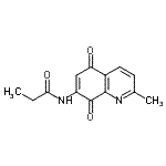 CAS#: 956281-00-8， N-(2-Methyl-5,8-dioxo-5,8-dihydro-7-quinolinyl)propanamide