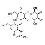 CAS#: 95632-88-5， 6-Deoxy-alpha-L-galactopyranosyl-(1->2)-beta-D-galactopyranosyl-(1->3)-2-acetamido-2-deoxy-D-galactose