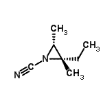CAS#: 95647-99-7， (2S,3R)-2-Ethyl-2,3-dimethyl-1-aziridinecarbonitrile