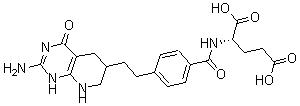 CAS#: 95693-76-8， N-[4-[2-(2-Amino-3,4,5,6,7,8-Hexahydro-4-Oxopyrido[2,3-d]Pyrimidin-6-Yl)Ethyl]Benzoyl]-L-Glutamic Acid