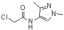 结构式 CAS# 957510-90-6, 2-氯-N-(1,3-二甲基-1H-吡唑-4-基)乙酰胺