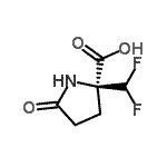 CAS#: 95755-28-5， 2-(Difluoromethyl)-5-oxo-L-proline