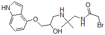 CAS#: 95778-69-1， 1-(1'-Bromoacetamido-2'-methyl-2'-isopropylamino)-3-indoloxy-2-propanol