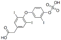 CAS#: 95786-11-1， 3,3',5-Triiodothyroacetic Acid Sulfate