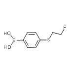 CAS 登录号：958451-96-2， {4-[(2-氟乙基)硫基]苯基}硼酸