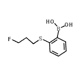 CAS#: 958453-70-8， {2-[(3-Fluoropropyl)sulfanyl]phenyl}boronic acid