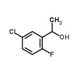 结构式 CAS# 958653-04-8, 1-(5-氯-2-氟-苯基)乙醇