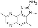 结构式 CAS# 95896-78-9, 3,4,8-三甲基-3H-咪唑并[4,5-f]喹喔啉-2-胺