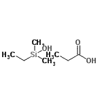 CAS#: 959004-18-3， Propanoic acid - ethyl(dimethyl)silanol (1:1)
