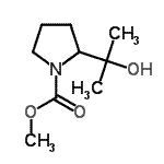 CAS#: 959022-60-7， Methyl 2-(2-hydroxy-2-propanyl)-1-pyrrolidinecarboxylate